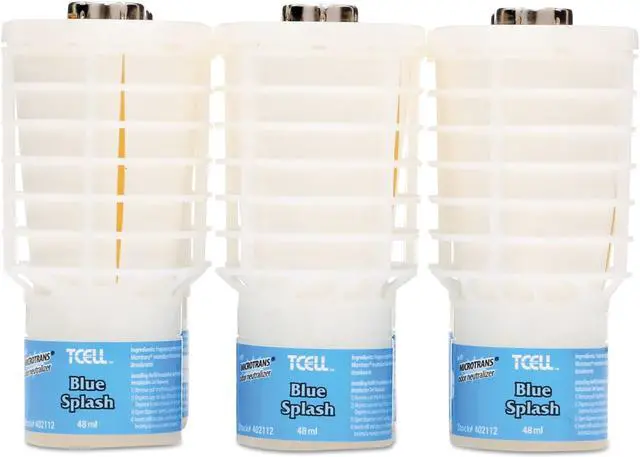 Alt view image 3 of 4 - RUBBERMAID FG402112 Oil Air Freshener Refill,Blue Splash,PK6