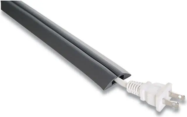 Alt view image 2 of 2 - ut wire utw-cpm5-gy compact cord protector with single channel, 5', grey