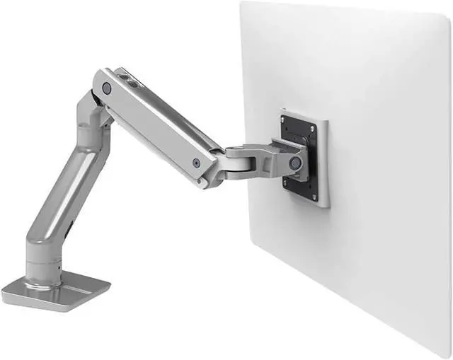 Alt view image 4 of 6 - Ergotron 45-475-026 Hx Desk Monitor Arm - Mounting Kit (Articulating Arm, Desk Clamp Mount, Grommet Mount, Pivot, Mounting Hardware, Extension Part) For Monitor - Aluminum - Polished Aluminum