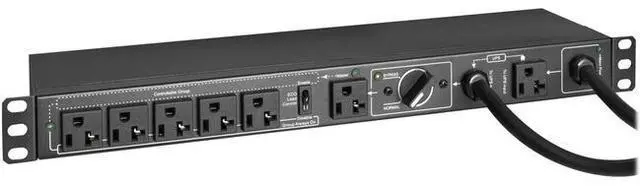 Main image of Tripp Lite PDU Hot Swap with Manual Bypass 15A 6 5-20R 2 5-20P Inputs PDUB201U