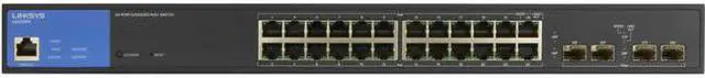 Main image of Linksys 24-Port Managed Gigabit PoE+ Switch 250W LGS328PC
