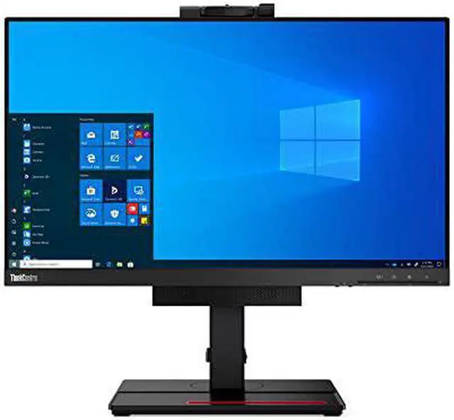 Alt view image 10 of 18 - Lenovo ThinkCentre TIO24Gen 4 23.8-inch WLED FHD- Monitor with IR Webcam and Speaker