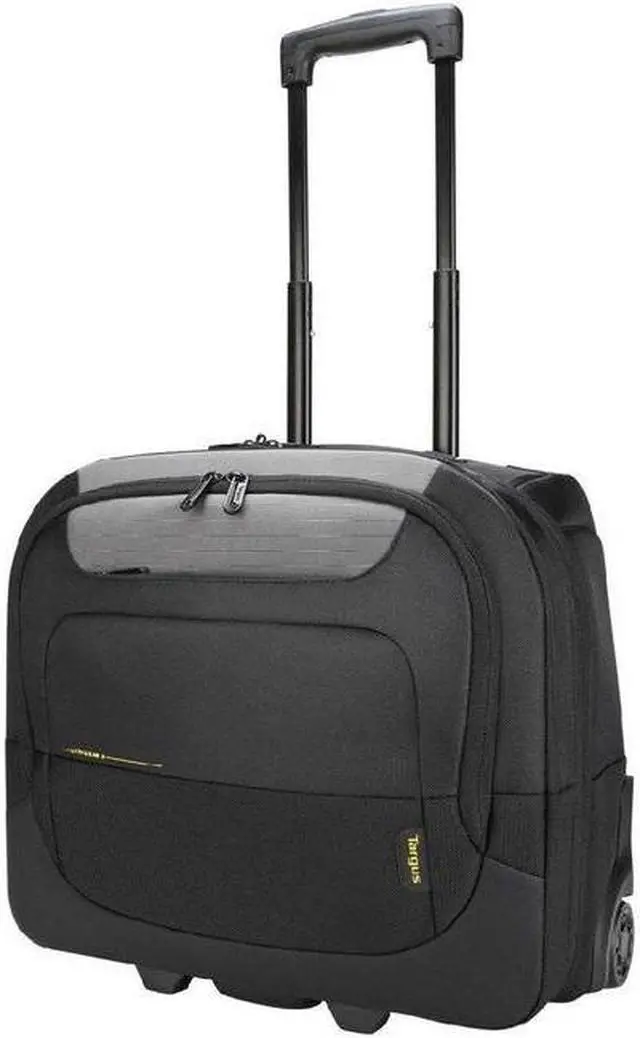 Alt view image 2 of 20 - Targus CityGear TCG717GL Carrying Case (Roller) for 15" to 17.3" Notebook - Black, Gray - 8.6" Height x 16.5" Width x 17.6" Depth - 6.60 gal Volume Capacity