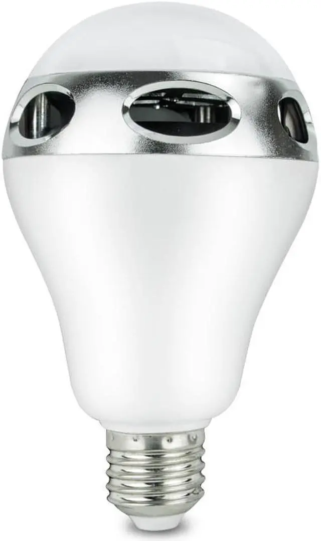 Alt view image 9 of 15 - LED Smart Symphony Wireless Speaker & LED Lightbulb