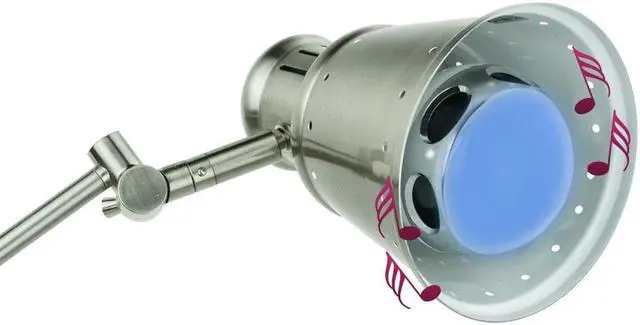 Alt view image 11 of 15 - LED Smart Symphony Wireless Speaker & LED Lightbulb