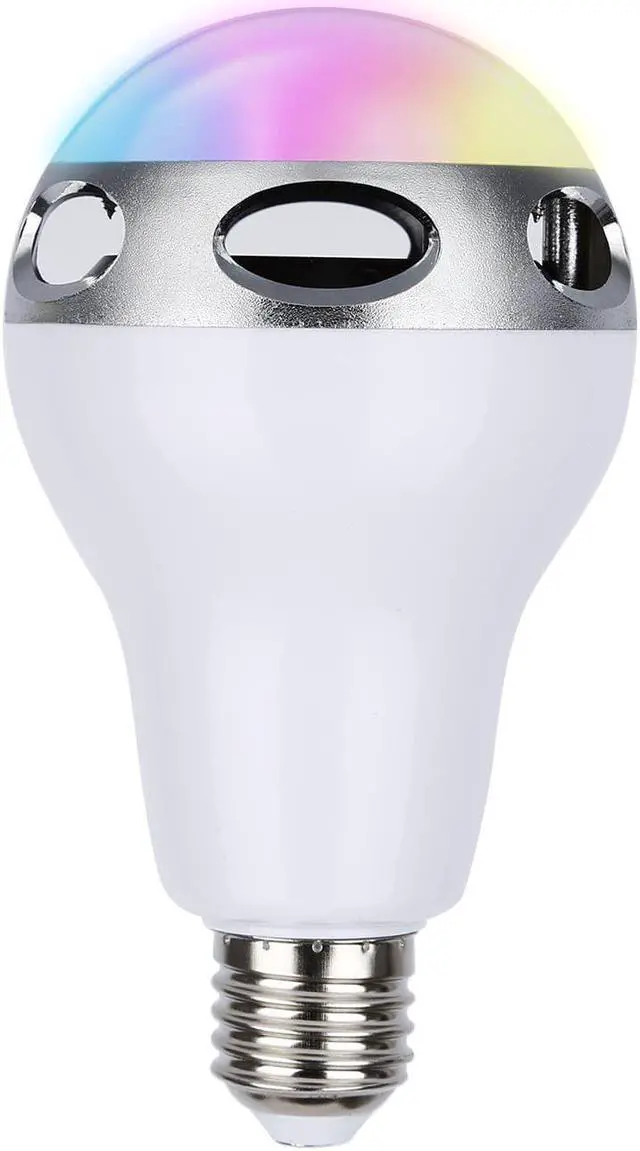 Alt view image 15 of 15 - LED Smart Symphony Wireless Speaker & LED Lightbulb