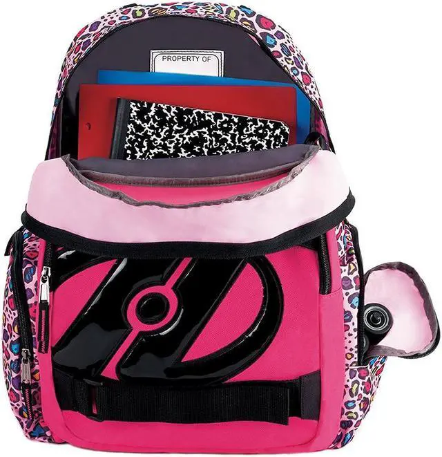 Alt view image 4 of 5 - Heelys Thrasher Multi Color Cheetah Backpack