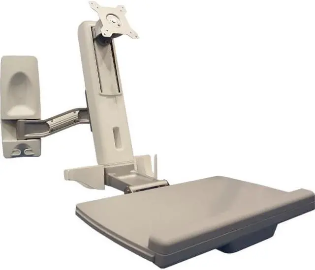 Alt view image 4 of 10 - Amer Networks, Inc Single Arm Wall Mount Workstation