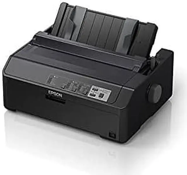 Alt view image 3 of 8 - Epson C11CF39202 LQ-590II NT 24-pin Dot Matrix Printer - Monochrome - 584 cps Mono - USB - Parallel - Serial - Fast Ethernet