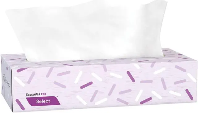 Main image of Cascades Pro Select Facial Tissue 2-Ply 100 Sheets/Box 30 Boxes/Carton F950