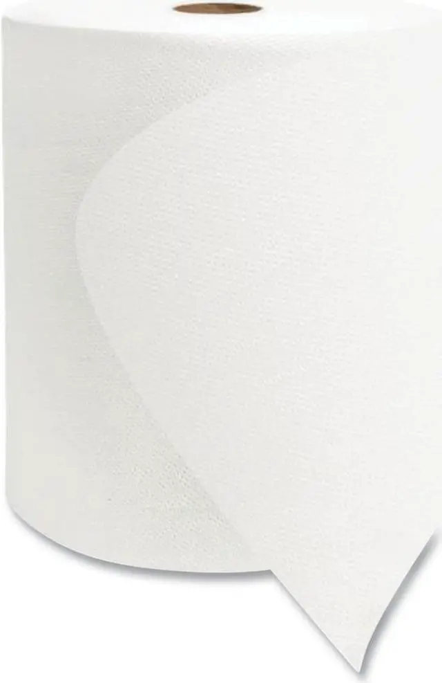 Main image of Valay Universal TAD Roll Towels, 1-Ply, 8" x 600 ft, White, 6 Rolls/Carton