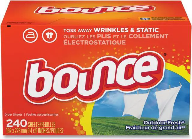 Main image of Bounce Fabric Softener Sheets Outdoor Fresh 240 Sheets/Box 07312