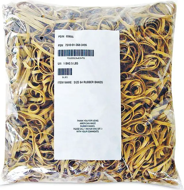 Main image of Alliance Rubber Multi-Purpose Rubber Band Size 64 Crepe 2125 Count 2464306