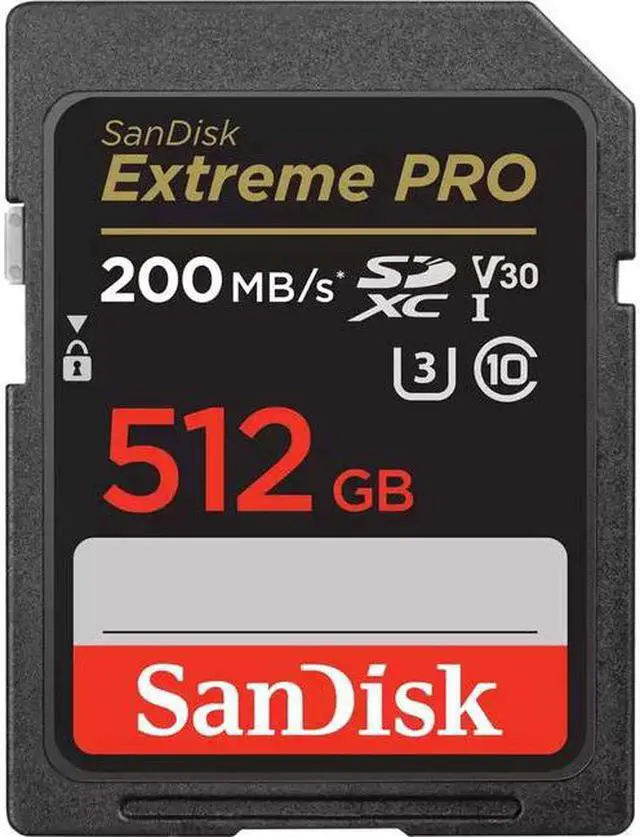 Main image of SanDisk Extreme PRO 512 GB Class 3/UHS-I U3 V30 SDXC SDSDXXD512GANCIN