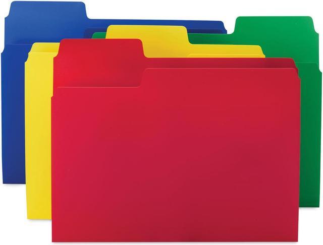 Smead SuperTab Organizer Folder, 1/3-Cut Tabs, Letter size, Assorted, 3/Pack