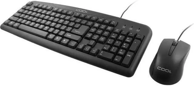 Main image of CODi Wired USB-A Mouse and Keyboard Combination AK0000057