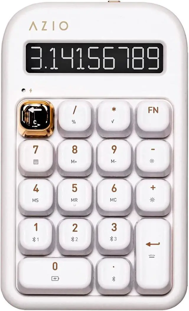 Main image of AZIO IZO NUMBER PAD/STANDALONE CALCULATOR-WT