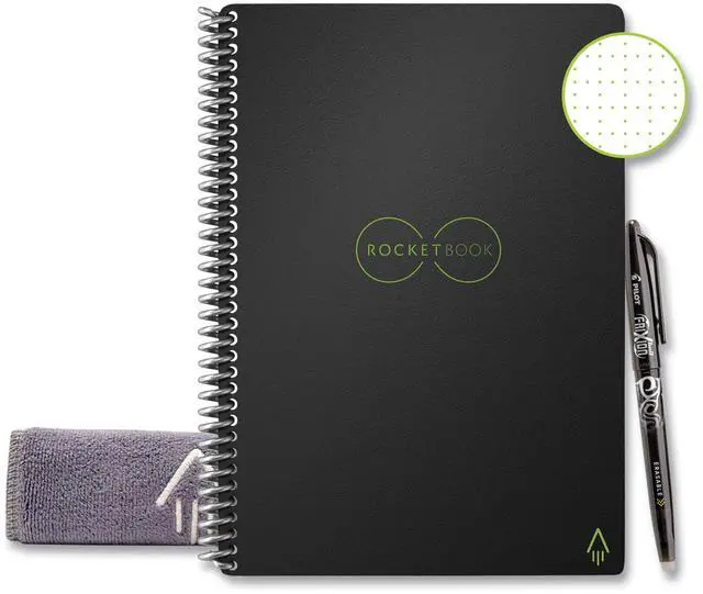 Main image of Core Smart Notebook Dotted Rule Black Cover 18 8.8 x 6 Sheets EVREKA