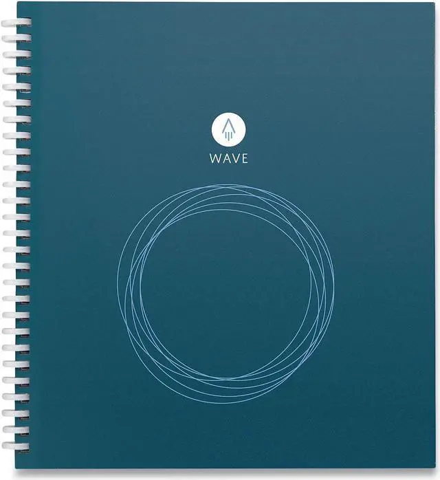 Main image of Wave Smart Reusable Notebook Dotted Rule Blue Cover 40 9.5 x 8.5 Sheets WAVSKA