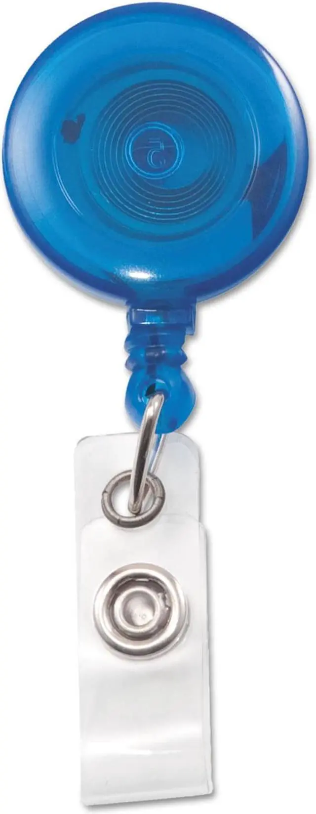 Alt view image 4 of 4 - Advantus Translucent Retractable ID Card Reel ,LANYARDS,CARD REEL 12,BE