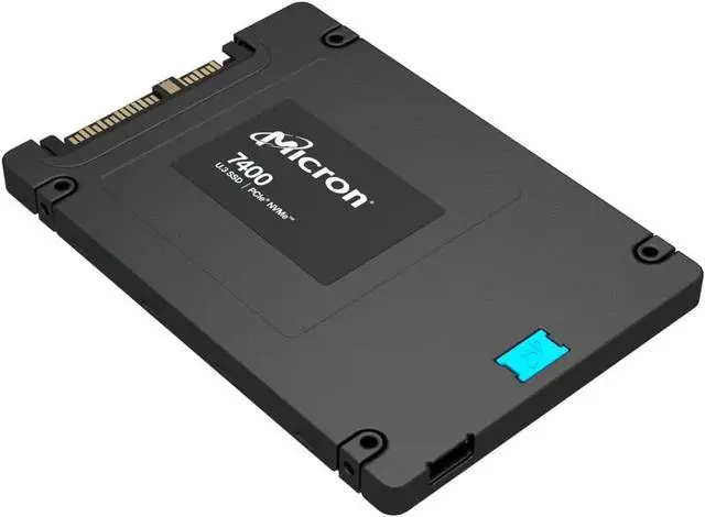Alt view image 9 of 9 - Micron 7400 PRO MTFDKCB3T8TDZ-1AZ1ZABYY 3.84TB PCI-Express 4.0, NVMe v1.4 3D TLC Enterprise Solid State Drive