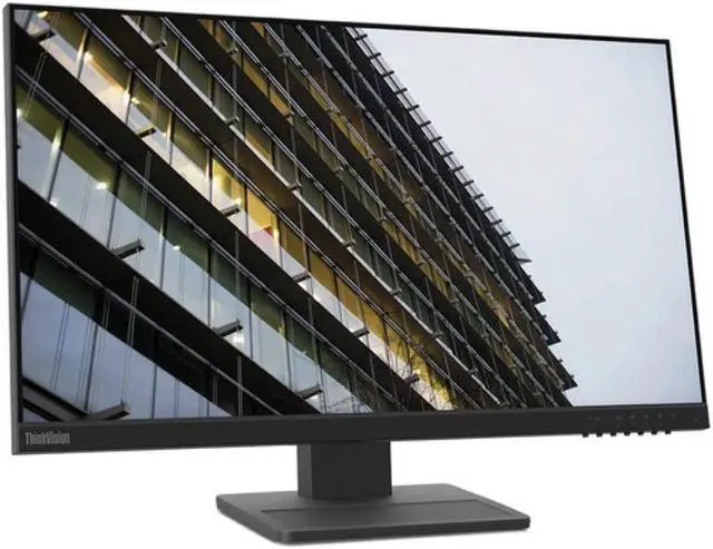 Alt view image 8 of 16 - Lenovo ThinkVision E24-29 23.8" FHD 60Hz 3-side NearEdgeless Monitor (Tiny)