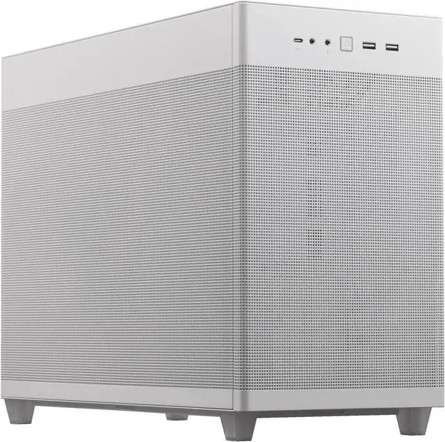 Alt view image 9 of 17 - ASUS AP201 Type-C Airflow-focused Micro-ATX,Mini-ITX Computer Case, Support 360/280 Liquid Cooling White