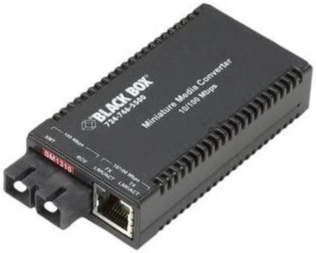 Main image of Black Box Multipower Miniature Transceiver/Media Converter