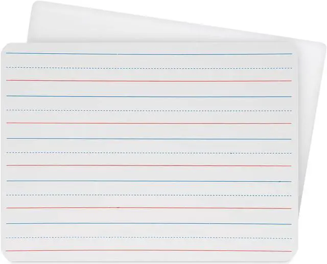 Alt view image 8 of 13 - Double Sided Dry Erase Boards 24Pk 9X12