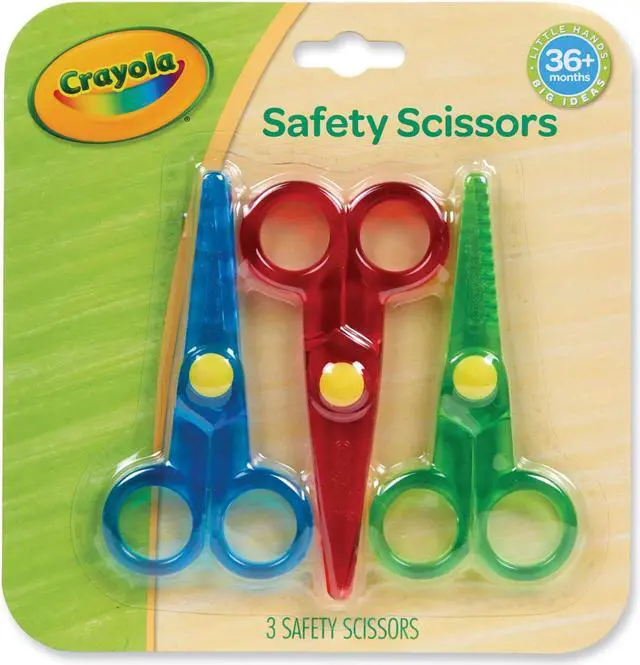 Alt view image 4 of 6 - Crayola My First Crayola Safety Scissors 3/Pack 81-1458