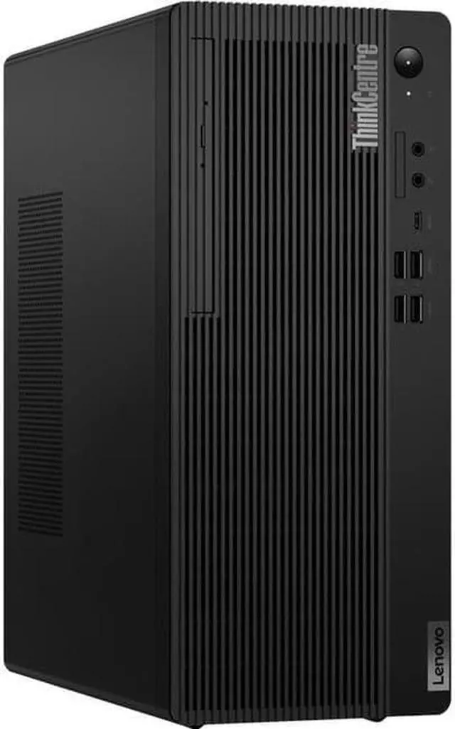Alt view image 2 of 15 - Lenovo ThinkCentre M70t Gen 3 11T6001TUS Desktop Computer - Intel Core i5 12th Gen i5-12400 Hexa-core (6 Core) 2.50 GHz - 8 GB RAM DDR4 SDRAM - 256 GB M.2 PCI Express NVMe SSD - Tower - Black