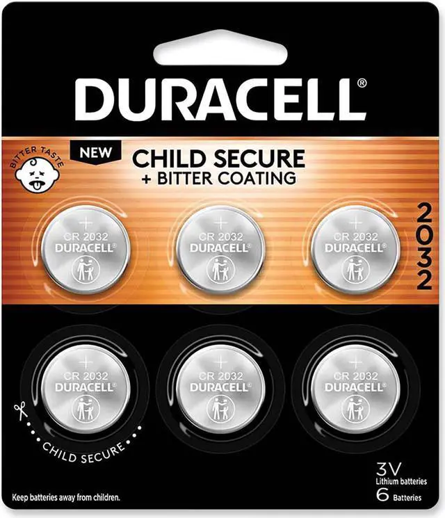 Main image of Lithium Coin Batteries With Bitterant 2032 6/Pack DL2032B6PK