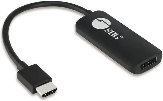 Alt view image 16 of 16 - Siig Hdmi To Displayport 1.2 4K 60Hz Converter Adapter