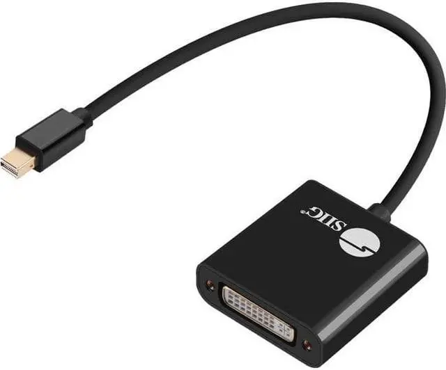 Main image of SIIG Mini DisplayPort to DVI Active Adapter - 4K @30Hz Mini DP to DVI-D Single Link Thunderbolt 2 Eyefinity Compatible