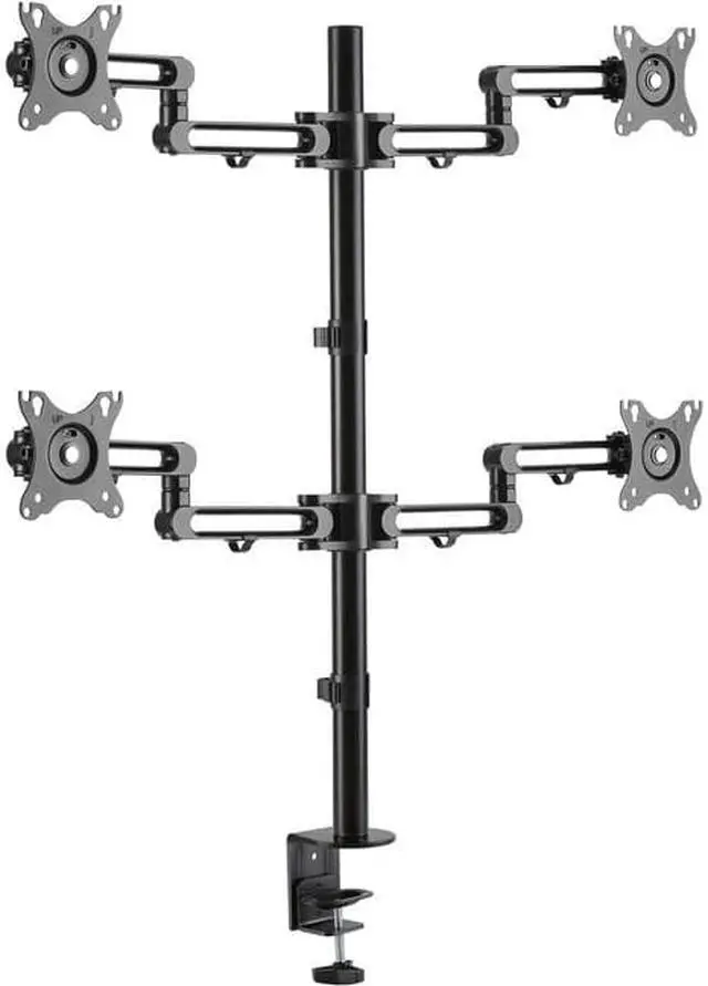 Alt view image 2 of 10 - Tripp Lite DDR1327SQFC-1 Clamp Mount for Monitor, Flat Panel Display, HDTV - Black