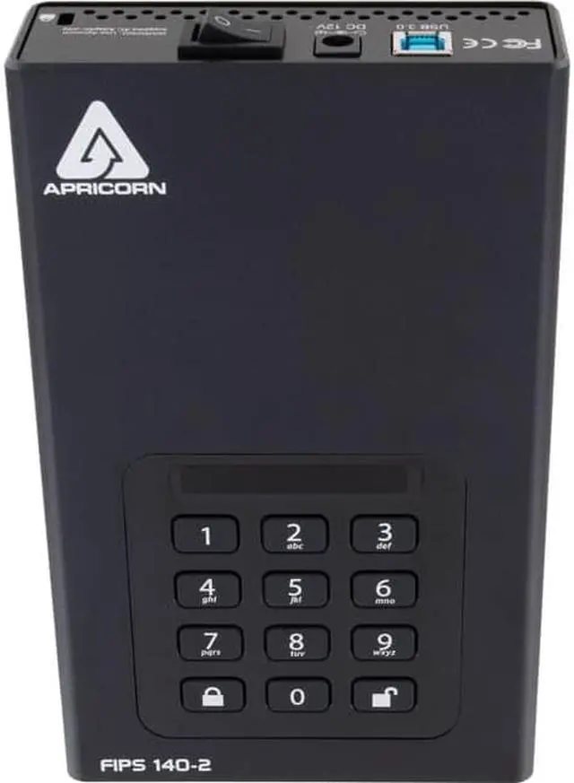 Main image of Apricorn Aegis Padlock 18 TB FIPS 256-BIT AES External Hard Drive ADT3PL256F18TB