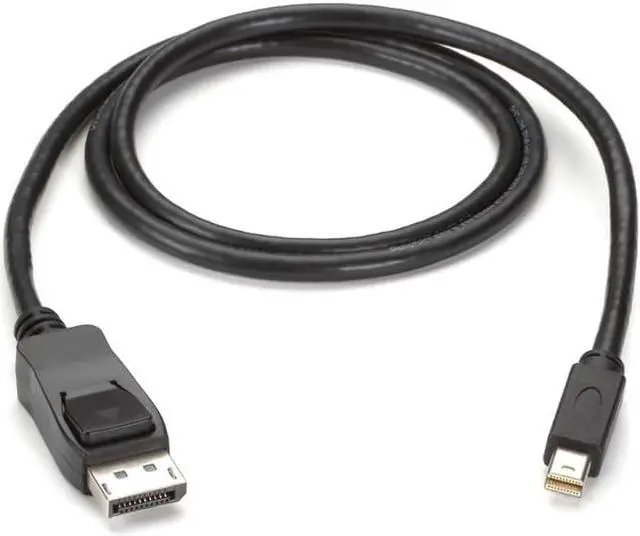 Alt view image 4 of 4 - Black Box - DisplayPort cable - Mini DisplayPort male to DisplayPort male - 15 ft black