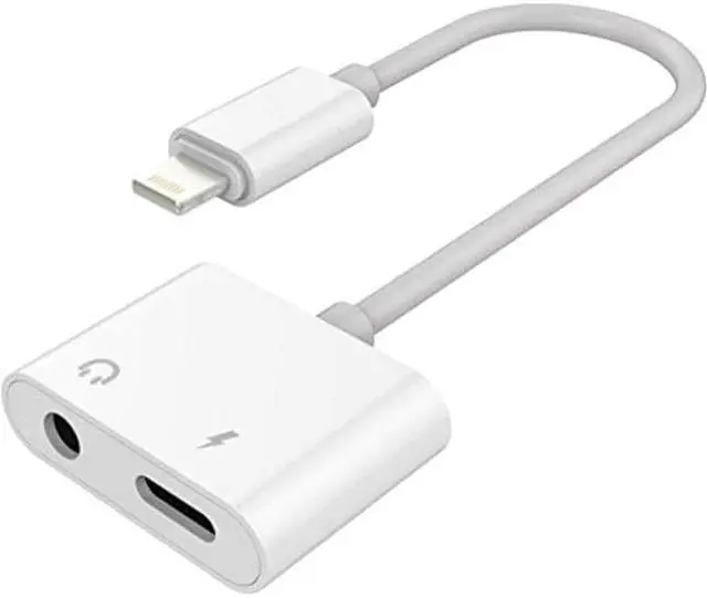 Main image of 4XEM 8-pin & 3.5mm Adaptor for iPhone/iPod/iPad 4X8PIN35SPLITTER