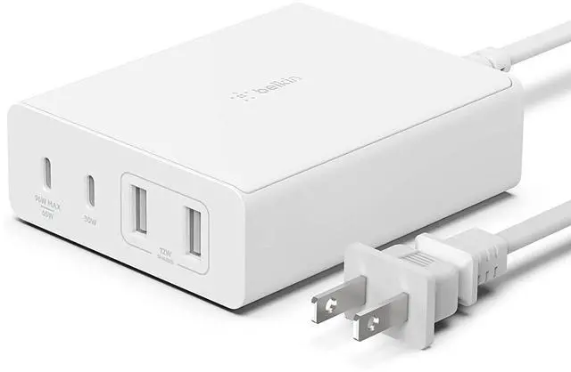 Main image of Belkin 4-Port GaN Charger 108W, White
