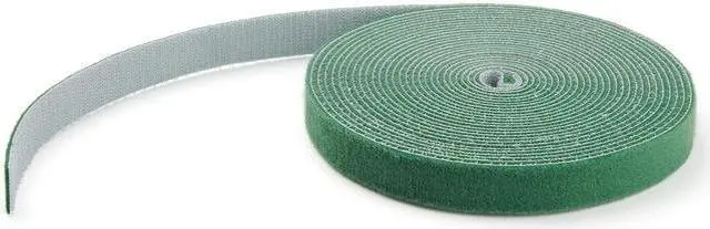 Alt view image 2 of 2 - StarTech.com HKLP25GN Hook and Loop Tape - 25 ft. - Reusable Adjustable Cable Ties - Green (HKLP25GN)