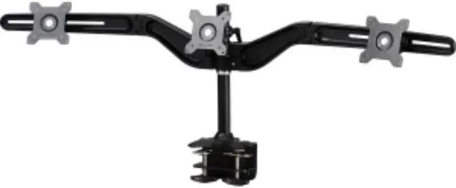 Alt view image 5 of 6 - Amer Mounts Triple Monitor Mount for 15"-24" LCD/LED Flat Panel Screens AMR3C