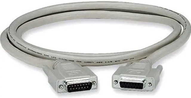 Alt view image 5 of 8 - Black Box Network Services EGM16T-0050-MF DB15 Thumbscrew Cable - Male-Female, 50 ft.