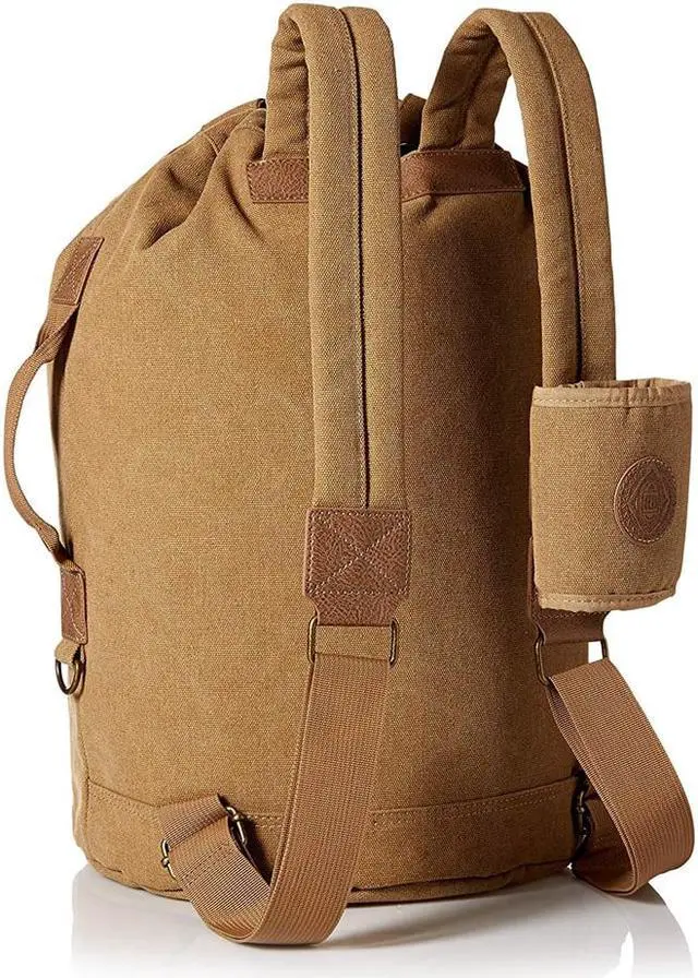 Alt view image 2 of 5 - Buxton Budweiser Eagle Wings Drawstring Bucket Bag Beige