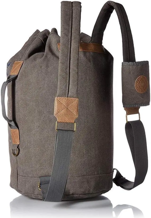 Alt view image 2 of 5 - Buxton Budweiser Eagle Wings Drawstring Bucket Bag Grey