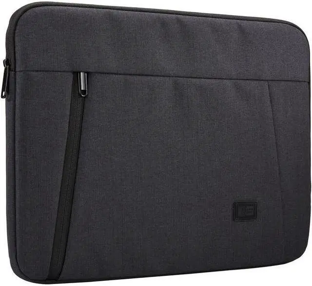 Alt view image 2 of 20 - Case Logic Huxton Carrying Case (Sleeve) for 15.6" Notebook - Black - Polyester - 11.6" Height x 15.7" Width x 1.2" Depth