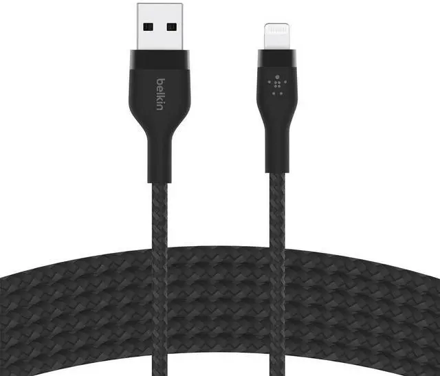 Main image of BELKIN CAA010BT3MBK Black Lightning Cables - 9.84ft.