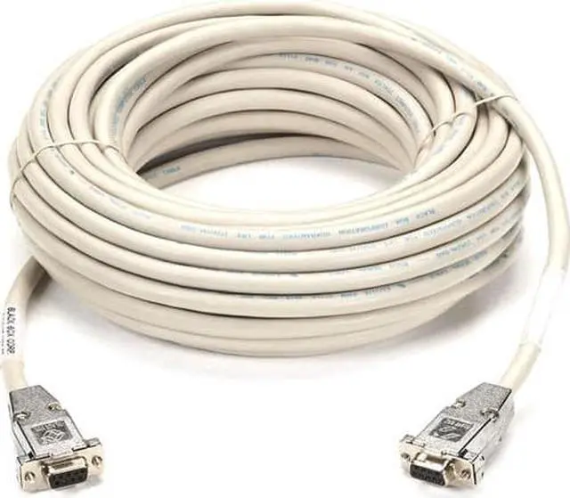 Alt view image 4 of 6 - DB9 Serial Null-Modem Cable, DB9 Female/DB9 Female, 25-ft. (7.6-m)