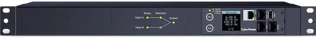 Main image of CyberPower PDU44001 Switched 1U 100 - 120 VAC 15A 10 ft Power Distribution Unit