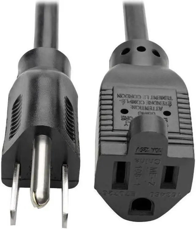 Alt view image 9 of 17 - Tripp Lite P022-003 Power Extension Cord