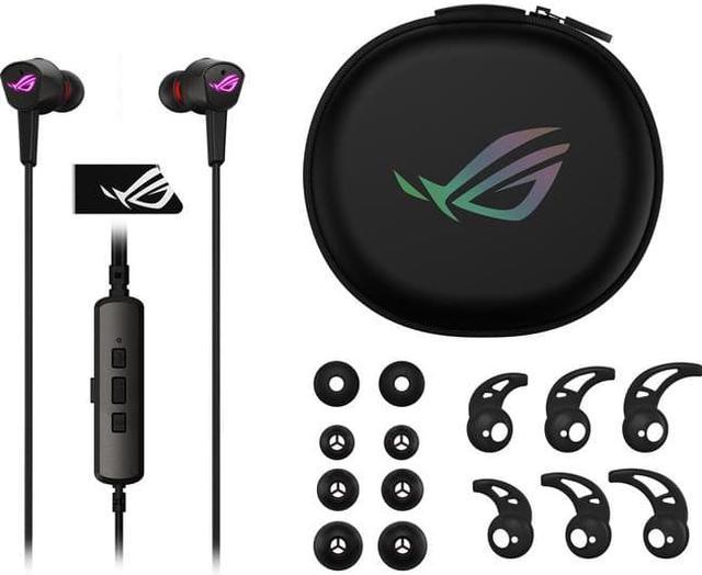 Asus ROG Cetra - Binaural Cancelling Microphone Earbud - Cable Noise Black - In-ear 32 Omni-directional, 20 - kHz Ohm 4.10 - USB - Wired C Type - Gaming Hz - - Canceling - Noise Earset ft - II 40 